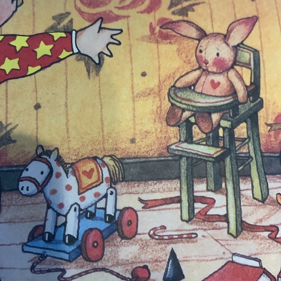 Mary Engelbreit I Love Christmas❣️ Pillow 🎄 🚂 measures approximately 11“x 8.5“ - Picture 5 of 5